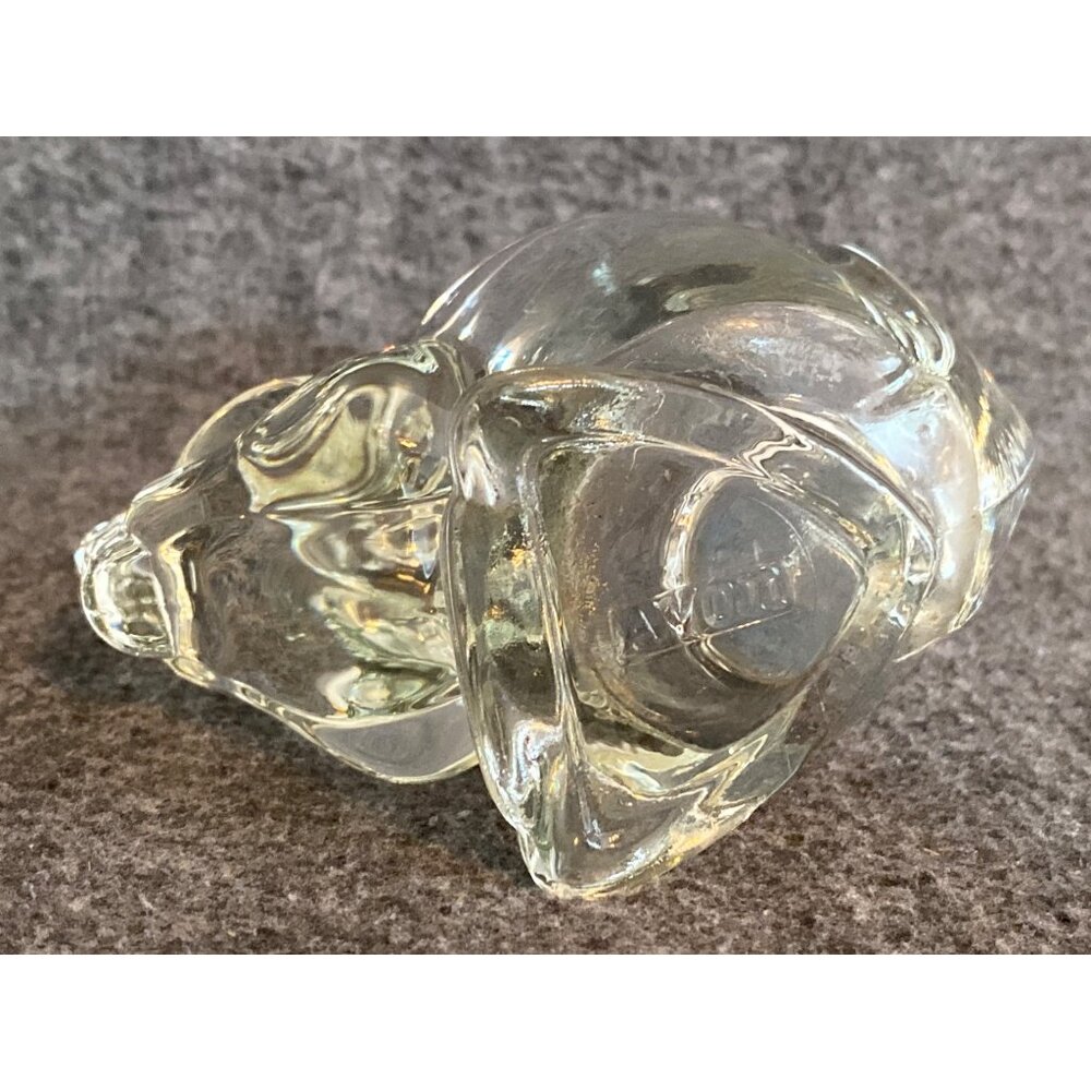 VTG Avon Candle Votive Holders Crystal Glass Squirrel Dove Lot of 2 - Picture 10 of 16